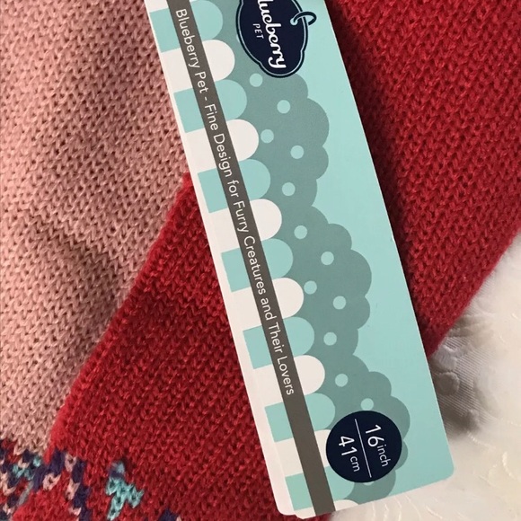 🐕 Blueberry Pet Red Sweater Dog Size XL/16” - Picture 9 of 9